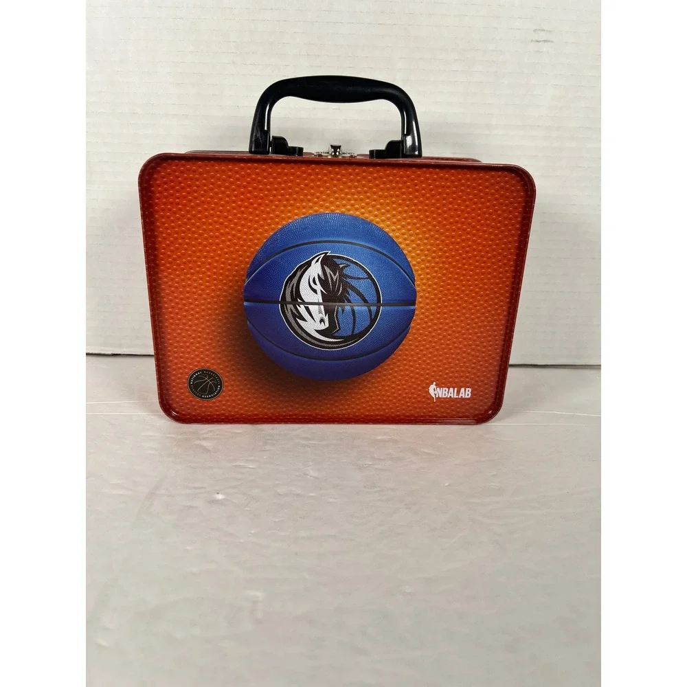 NBA Dallas Mavericks Luka Doncic 77 Tin Lunch Box Basketball Collectible NBA Lab